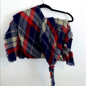 Plaid Wrap Scarf